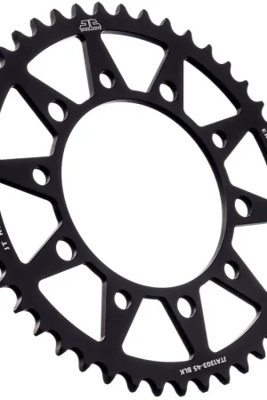 Beste Prijs JT SPROCKETS - REAR RACELITE ALU 45T BLACK, 520 - Sprockets - Lichtgewicht